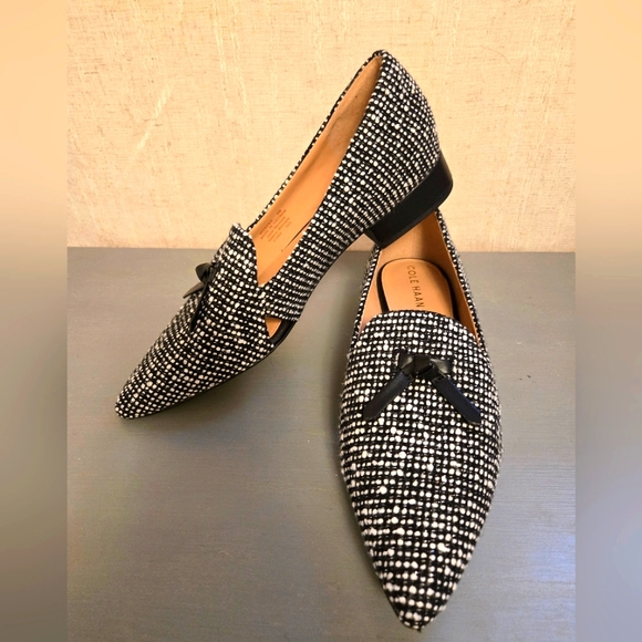 EUC Cole Haan Viola Skimmer Slip-on Tweed‎ Loafers - Picture 1 of 13